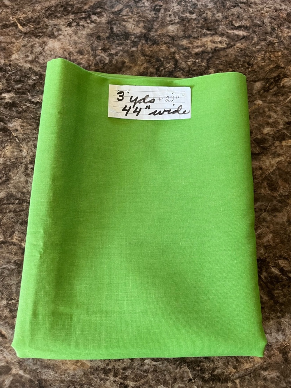 Bright Green Cotton Fabric Solid Lime Green